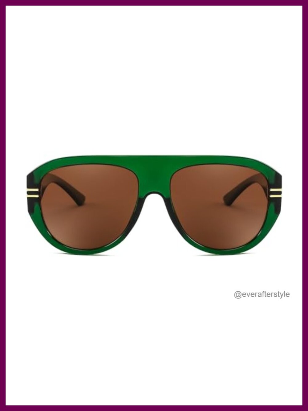 Retro Polarized Aviator Sunglasses UV400 Full-Frame Square Driving